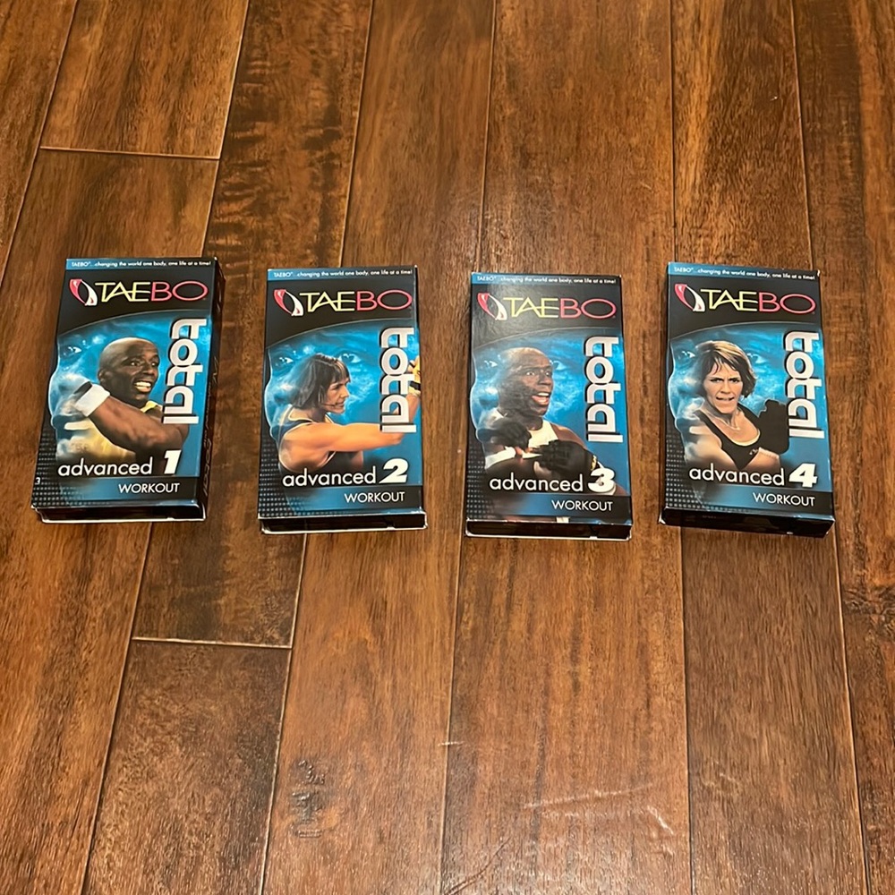 Billy Blanks Taebo Total Advanced Bundle - 4 VHS